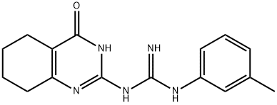 1-(3-methylphenyl)-2-(4-oxo-1,4,5,6,7,8-hexahydroquinazolin-2-yl)guanidine Structure