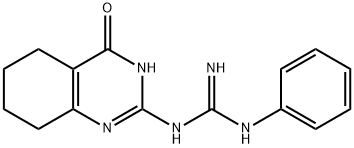 1-(4-oxo-3,4,5,6,7,8-hexahydroquinazolin-2-yl)-3-phenylguanidine Structure