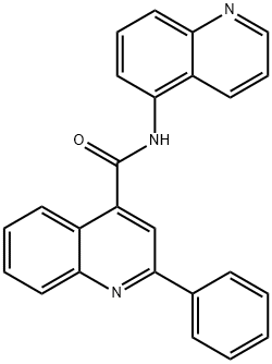 2-phenyl-N-(quinolin-5-yl)quinoline-4-carboxamide 구조식 이미지