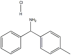 (4-METHYLPHENYL)(PHENYL)METHANAMINE HYDROCHLORIDE Structure