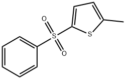 2-METHYL-5-(PHENYLSULFONYL)THIOPHENE 구조식 이미지