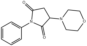 ALPHA-MORPHOLINO-N-PHENYLSUCCINIMIDE 구조식 이미지