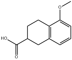 5-Methoxy-1,2,3,4-tetrahydronaphthalene-2-carboxylic acid Structure