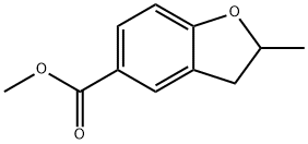 methyl 2-methyl-2,3-dihydrobenzofuran-5-carboxylate Structure