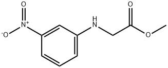 N-(3-NITROPHENYL)GLYCINE METHYL ESTER Structure