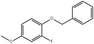 2-fluoro-4-methoxy-1-(phenylmethoxy)-benzene Structure