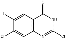 4(3H)-Quinazolinone, 2,7-dichloro-6-iodo- Structure