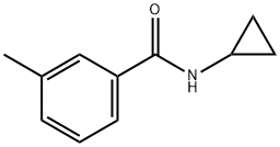 N-cyclopropyl-3-methylbenzamide 구조식 이미지
