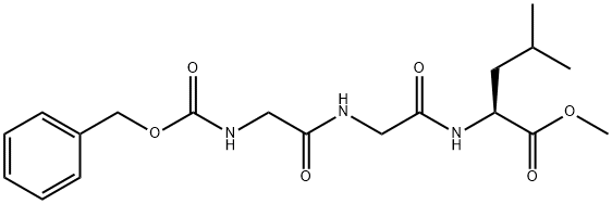 CARBOBENZYLOXYGLYCYLGLYCYL-L-LEUCINE METHYL ESTER Structure