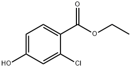 Ethyl 2-chloro-4-hydroxybenzoate 구조식 이미지
