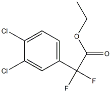 Ethyl2,2-difluoro-2-(3,4-dichlorophenyl)acetate 구조식 이미지