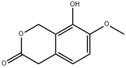 8-hydroxy-7-methoxyisochroman-3-one 구조식 이미지
