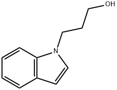 3-(1H-indol-1-yl)propan-1-ol 구조식 이미지