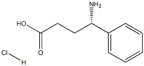 (S)-4-Amino-4-phenyl-butyric acid hydrochloride Structure