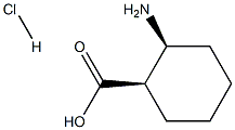 cis-2-Amino-1-cyclohexanecarboxylicacidhydrochloride Structure