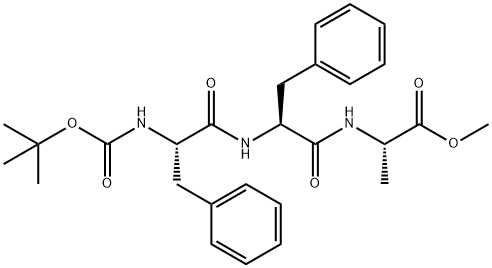 (6S,9S,12S)-methyl 6,9-dibenzyl-2,2,12-trimethyl-4,7,10-trioxo-3-oxa-5,8,11-triazatridecan-13-oate(WXG03309) Structure