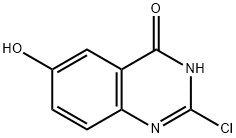 4(3H)-퀴나졸리논,2-클로로-6-하이드록시- 구조식 이미지