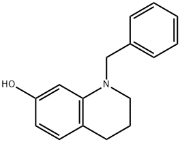 1,2,3,4-tetrahydro-1-(phenylmethyl)-7-Quinolinol Structure