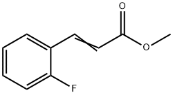 2-Propenoic acid, 3-(2-fluorophenyl)-, methyl ester 구조식 이미지