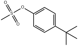 4-TERT-BUTYLPHENYL METHANESULFONATE Structure