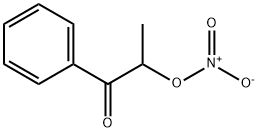 1-oxo-1-phenylpropan-2-yl nitrate Structure