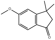 5-methoxy-3,3-dimethyl-1-indanone 구조식 이미지