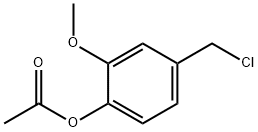 4-Acetoxy-3-methoxybenzyl chloride Structure