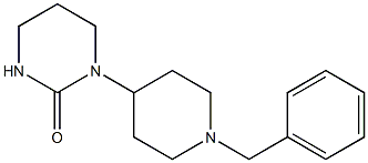 Tetrahydro-1-[1-(phenylmethyl)-4-piperidinyl]-2(1H)-pyrimidinone 구조식 이미지