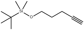 tert-Butyldimethyl(4-pentynyloxy)silane Structure