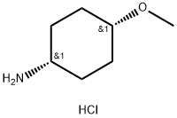 cis-4-Methoxy-cyclohexylamine hydrochloride Structure