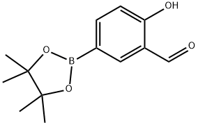 2-Hydroxy-5-(4,4,5,5-tetramethyl-1,3,2-dioxaborolan-2-yl)-benzaldehyde Structure