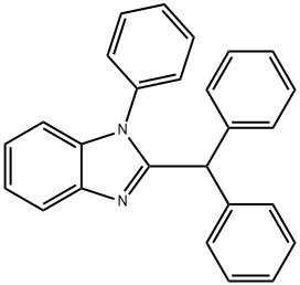 2-Benzhydryl-1-phenyl-1H-benzo[d]imidazole Structure