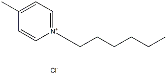 N-hexyl-4-metylpyridinium chloride 구조식 이미지