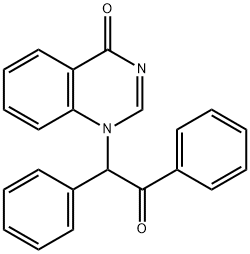 1-(2-Oxo-1,2-diphenylethyl)quinazolin-4(1H)-one 구조식 이미지