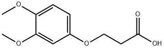 3-(3,4-Dimethoxyphenoxy)propanoic acid Structure