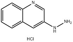 2-(quinolin-3-yl)hydrazine hydrochloride 구조식 이미지