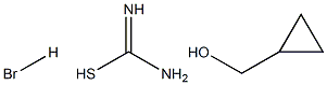 2-Cyclopropylmethl carbamimidothioate hydrobromide 구조식 이미지