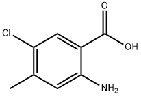 2-amino-5-chloro-4-methyl-benzoic acid Structure
