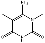 6-amino-1,5-dimethylpyrimidine-2,4(1H,3H)-dione 구조식 이미지