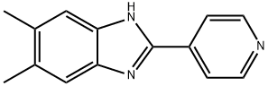 5,6-dimethyl-2-(pyridin-4-yl)-1H-benzo[d]imidazole Structure