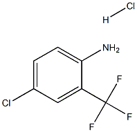 [4-Chloro-2-(trifluoromethyl)phenyl]amine hydrochloride Structure