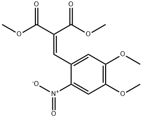 dimethyl 2-(4,5-dimethoxy-2-nitrobenzylidene)malonate 구조식 이미지