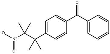 4-(2-NITRO-1,1,2-TRIMETHYLPROPYL)BENZOPHENONE Structure