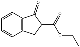 Ethyl 1-Oxo-2,3-Dihydro-1H-Indene-2-Carboxylate 구조식 이미지