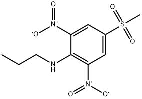 2,6-DINITRO-4-(METHYLSULFONYL)-N-PROPYLANILINE 구조식 이미지