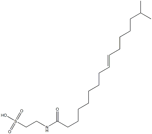 N-(15-Methyl-9-hexadecenoyl)taurine 구조식 이미지