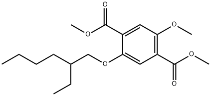 dimethyl 2-((2-ethylhexyl)oxy)-5-methoxyterephthalate Structure