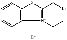 2-(Bromomethyl)-3-ethylbenzo[d]thiazol-3-ium bromide 구조식 이미지