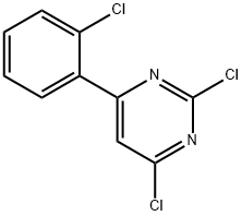 2,4-DICHLORO-6-(2-CHLOROPHENYL)PYRIMIDINE Structure