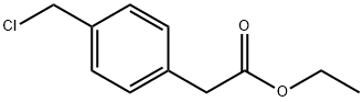 4-(Chloromethyl)-benzeneacetic acid ethyl ester 구조식 이미지
